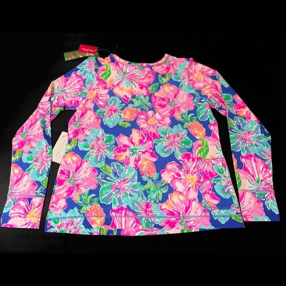 Lilly Pulitzer XL luxletic meryl nylon top new & rare - Picture 3 of 10